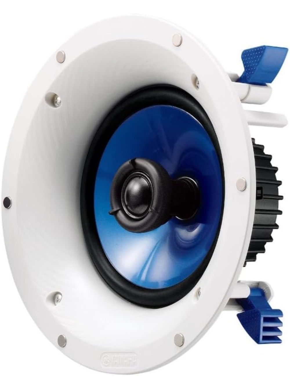 Yamaha White In-Ceiling Speaker with Blue Driver